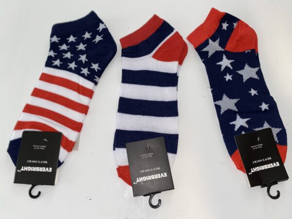 American Flag Ankle Socks 3 Pack - Image 4