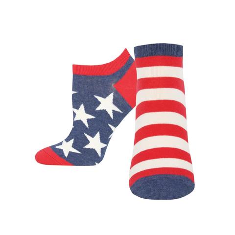 American Flag Ankle Socks 3 Pack