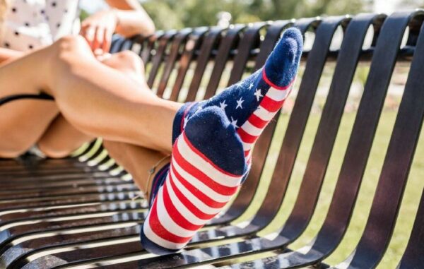 American Flag Ankle Socks 3 Pack - Image 3