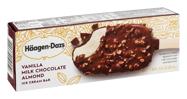 Haagen Dazs Ice Cream Bar Almond