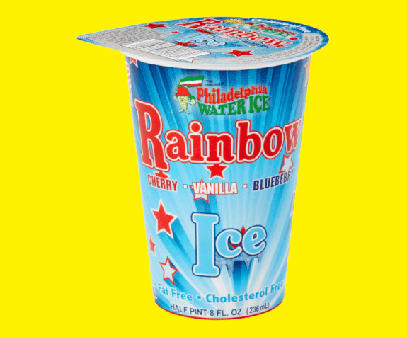 Water Ice Rainbow Cherry Vanilla Blueberry