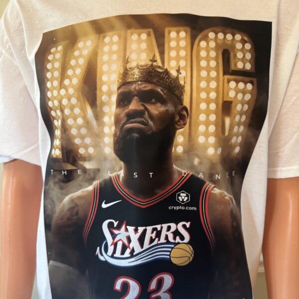LeBron James 76ers King Tee Shirt